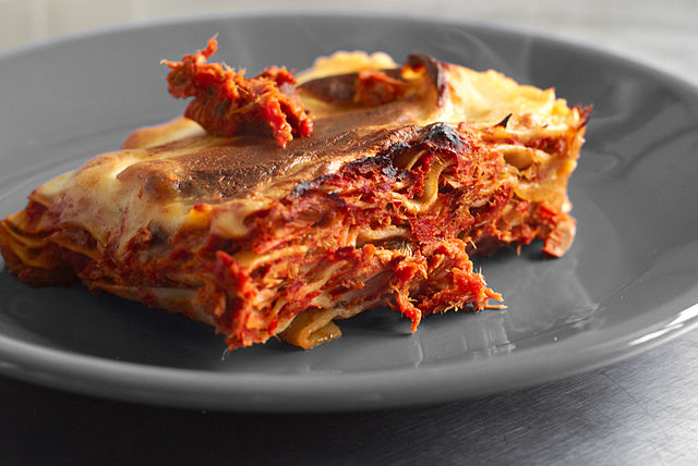 Picture of a lasagne